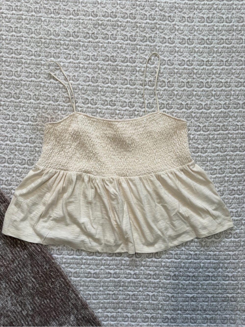 AE Sunchaser Babydoll Smocked Tank - L - NWT!